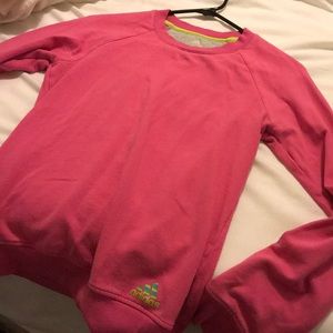 Adidas pink sweatshirt